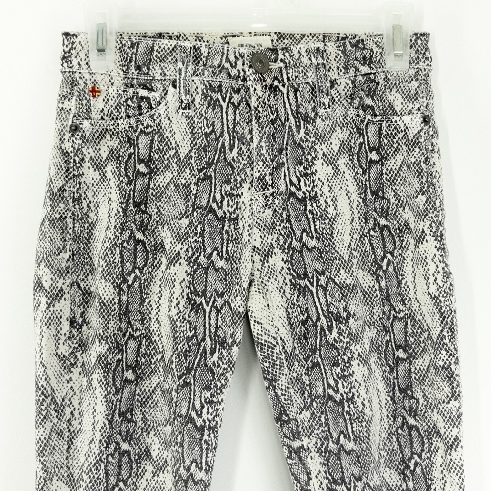 Hudson Jeans Women's 25 Y2K Snake Print Skinny Stretch Made USA